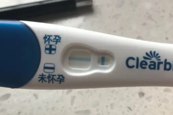 怎么从clearblue验孕棒的大框和小框中看出是否怀孕了呢?